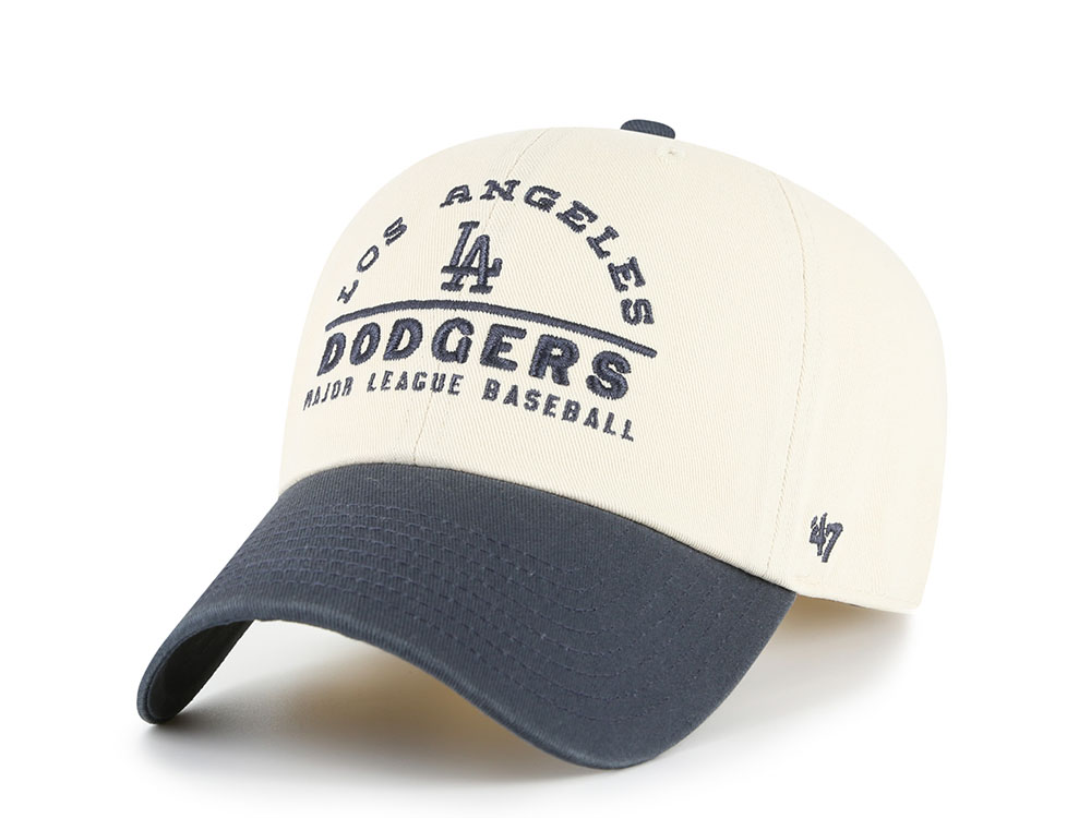 47 Brand Los Angeles Dodgers Natural Clean Up Strapback Casquette