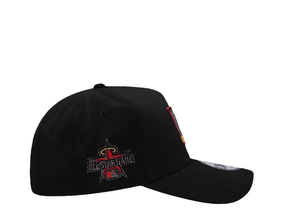 New Era Anaheim Angels Black And Red Upside Down Edition 9Forty A Frame Snapback Casquette