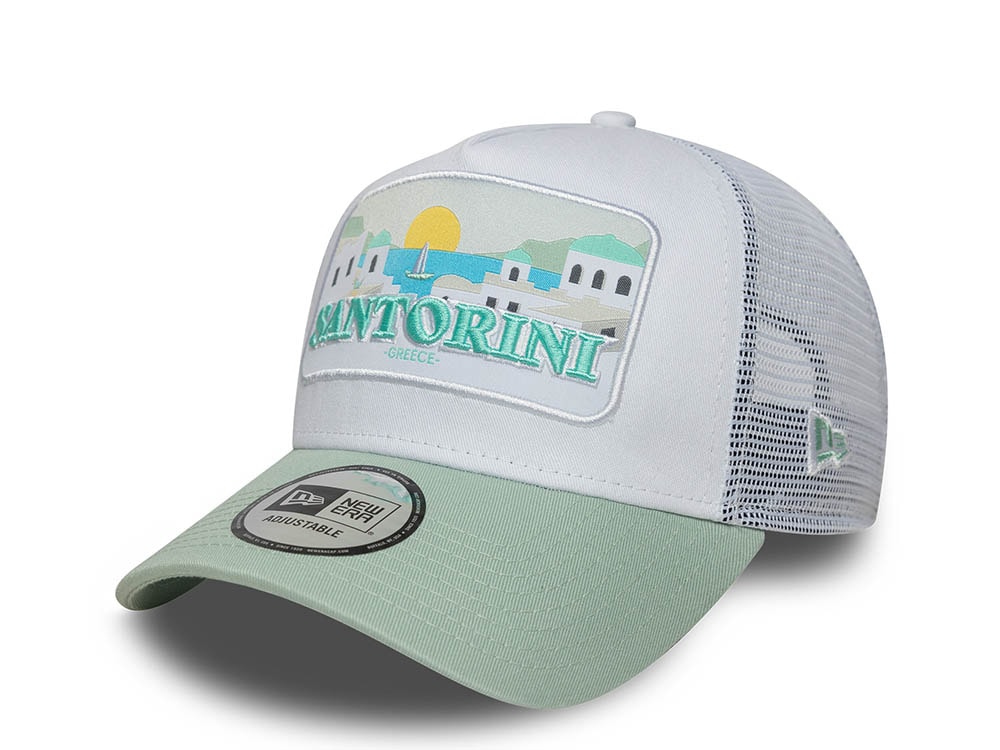 New Era Santorini Trucker 9Forty A Frame Snapback Casquette