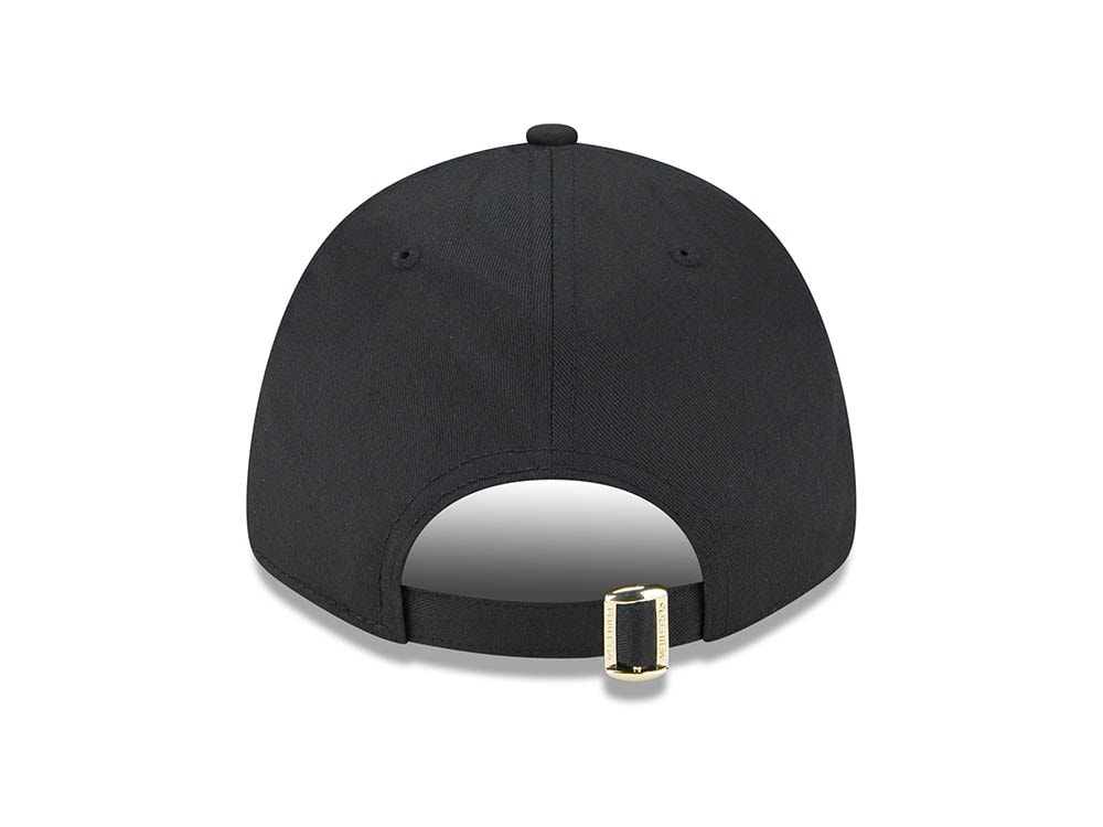 New Era New York Yankees Pin Black 9Forty Strapback Casquette