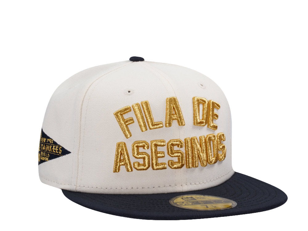 New Era New York Yankees World Series 1927 Chrome Gold Two Tone Edition 59Fifty Fitted Casquette