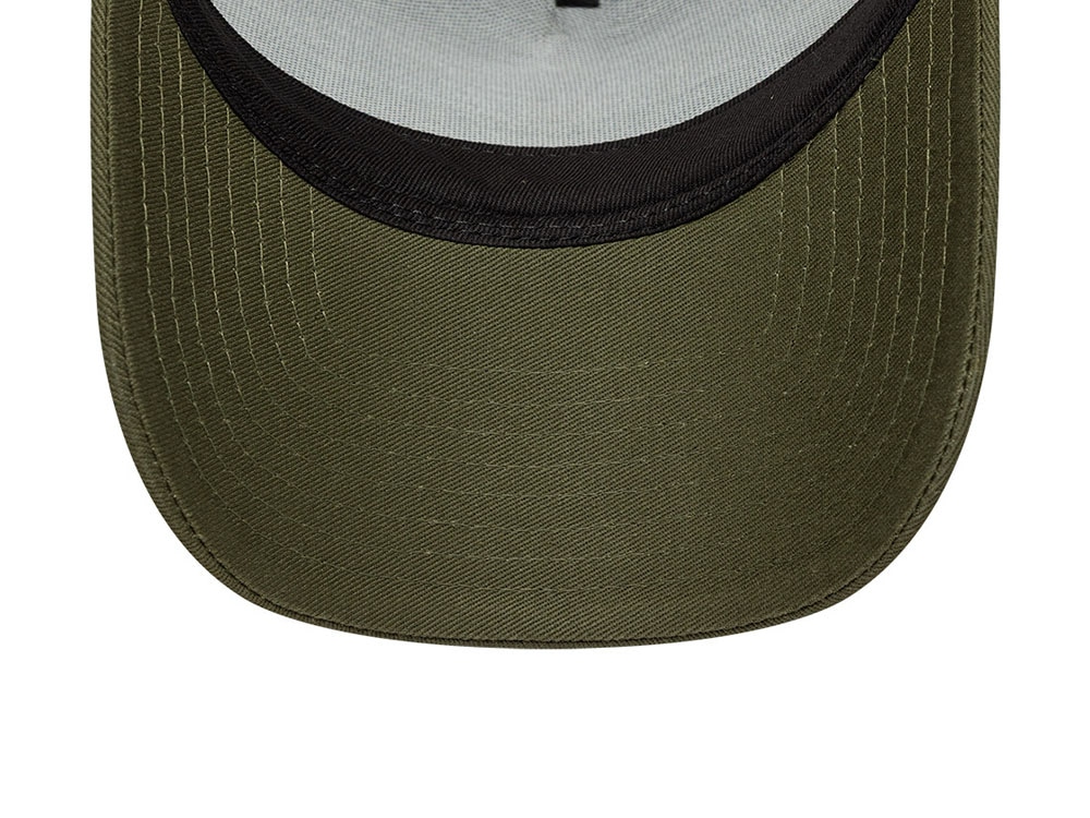 New Era Summer Patch Olive Edition 9Forty A Frame Trucker Snapback Casquette