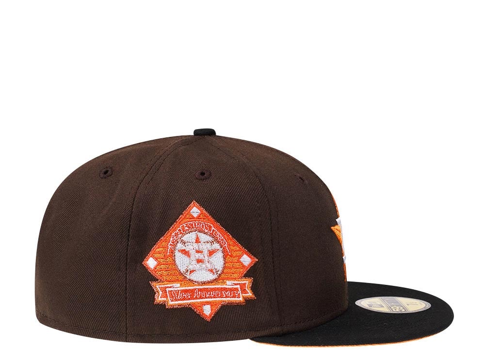 New Era Houston Astros Silver Anniversary Chocolate Mango Edition 59Fifty Fitted Casquette
