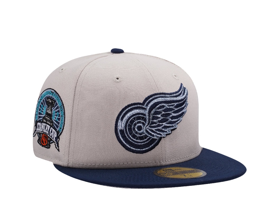 New Era Detroit Red Wings Stanley Cup 2002 Stone Two Tone Edition 59Fifty Fitted Casquette