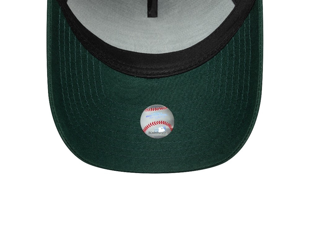 New Era New York Yankees Team Outline Dark Green 9Forty A Frame Snapback Casquette