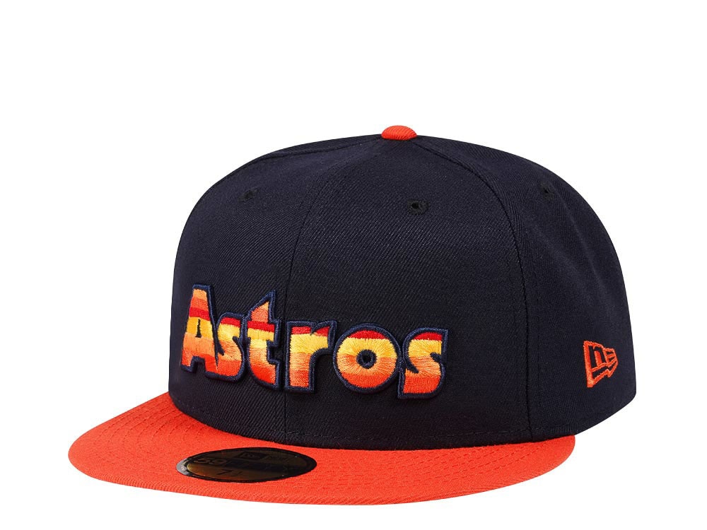 New Era Houston Astros Jersey Fit Throwback Edition 59Fifty Fitted Casquette