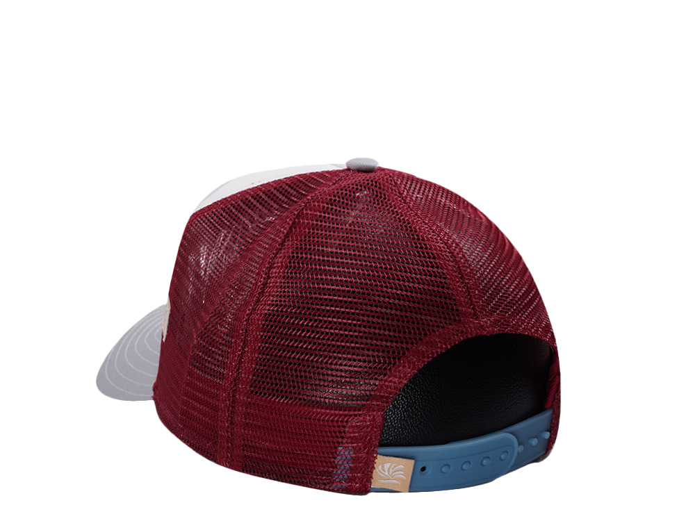 Djinns HFT Another Stupid Wave White Coastal Edition Trucker Snapback Casquette