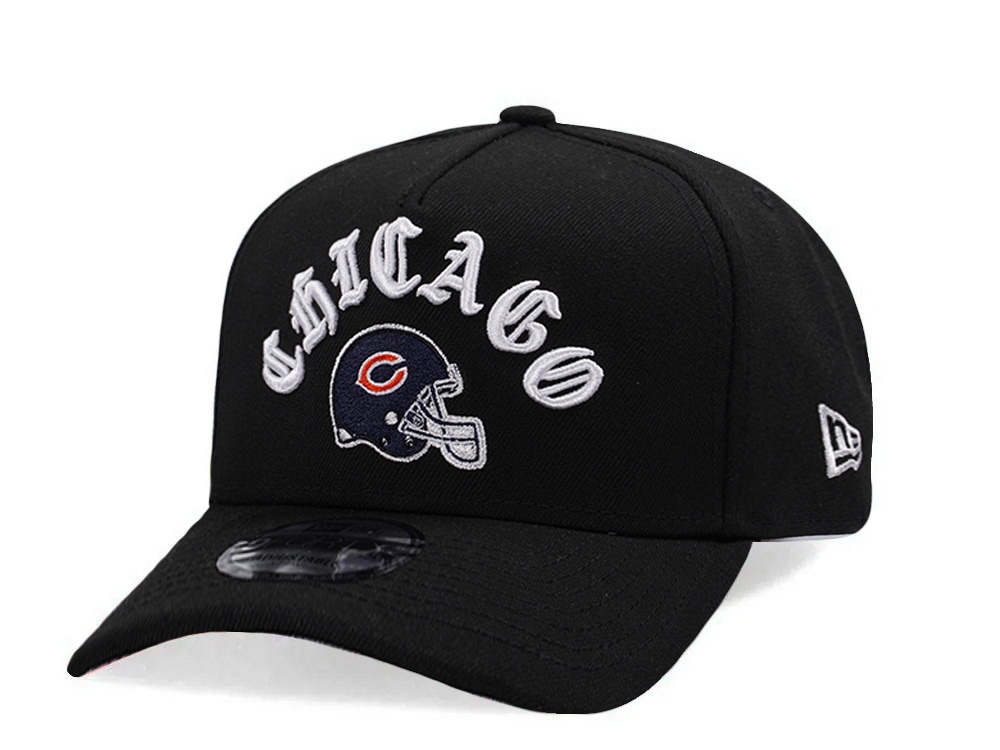 New Era Chicago Bears Helmet Black Prime Edition 9Forty A Frame Snapback Casquette
