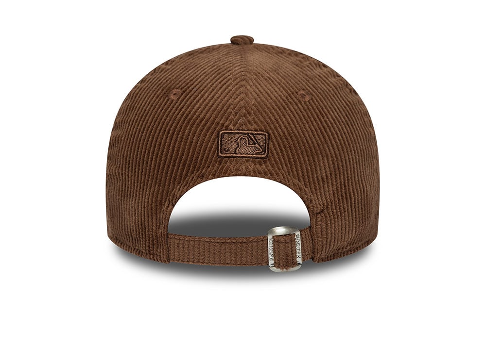 New Era Los Angeles Dodgers Brown Corduroy 9Forty M Crown Strapback Casquette