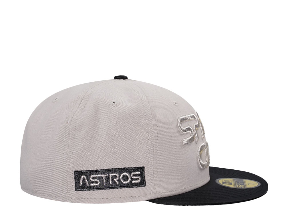 New Era Houston Astros Space City Satin Brim Two Tone 59Fifty Fitted Casquette
