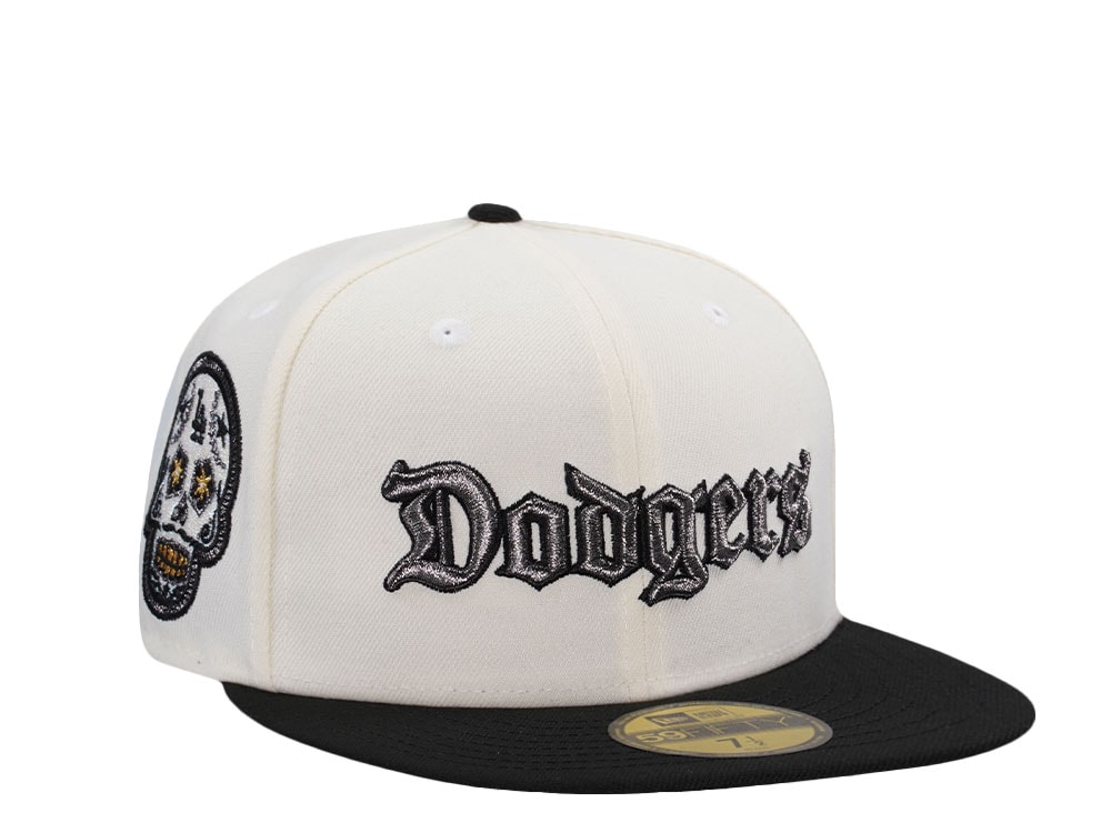 New Era Los Angeles Dodgers Skull Chrome Two Tone Edition 59Fifty Fitted Casquette
