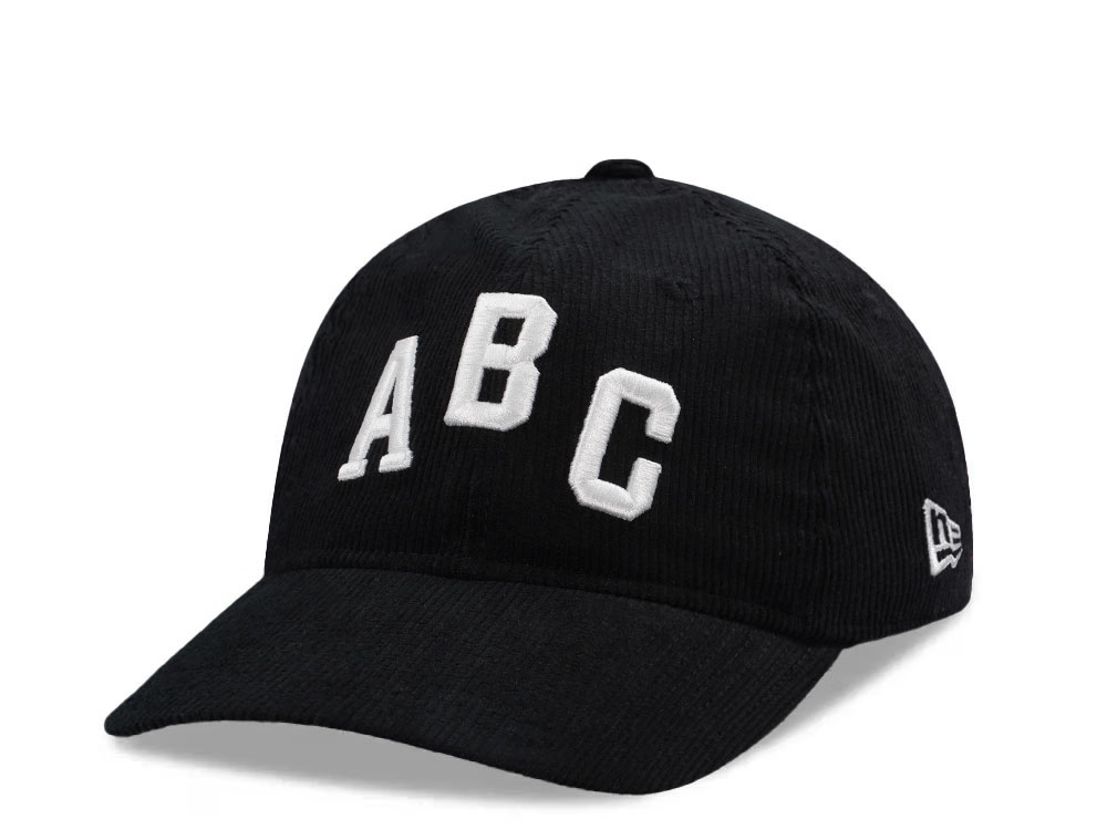 New Era Atlanta Black Crackers Corduroy Black Prime Edition 9Twenty Adjustable Casquette