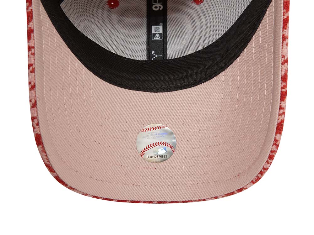 New Era New York Yankees Houndstooth Pink Womens 9Forty Snapback Casquette
