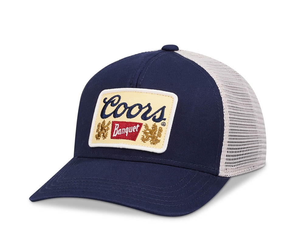American Needle Miller Coors Valin Navy Trucker Snapback Casquette
