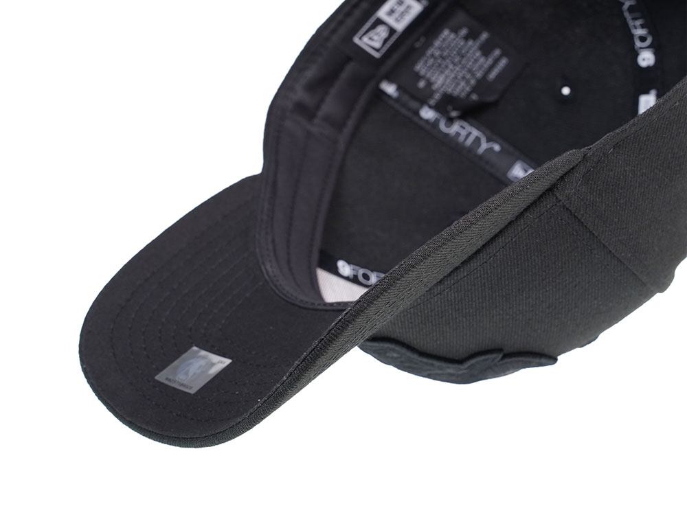 New Era Chicago Bulls Black on Black Edition 9Forty  Snapback Casquette