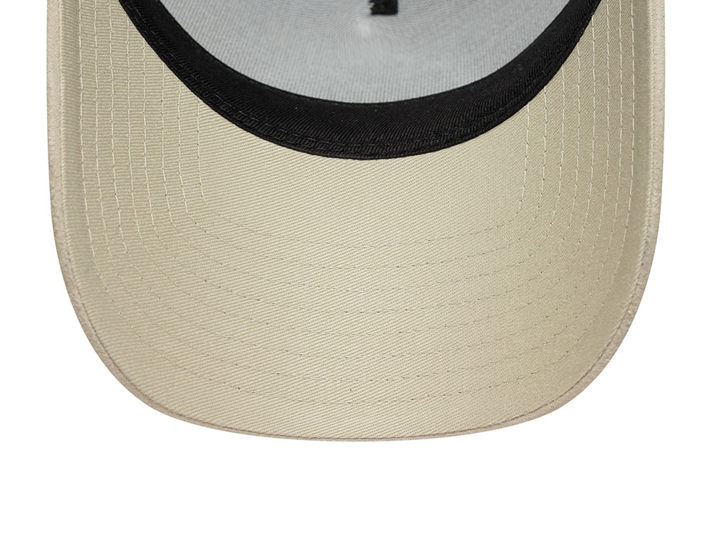 New Era Newcastle United Fc Faux Suede Stone Edition 9Forty A Frame Trucker Snapback Casquette