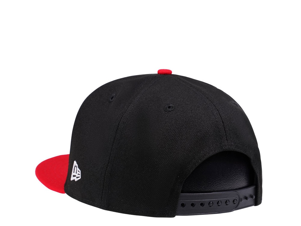New Era New England Patriots Black and Red Edition 9Fifty Snapback Casquette