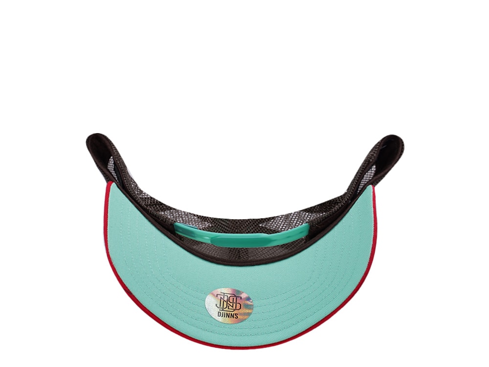 Djinns HFT Hang Loose Creme Coastal Edition Trucker Snapback Casquette