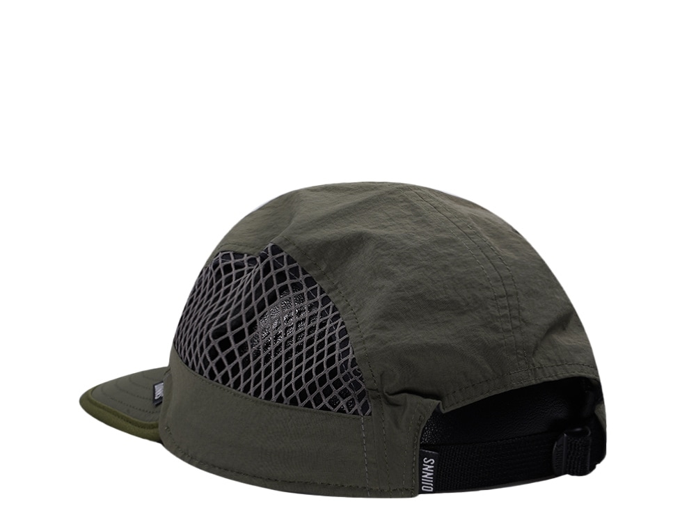 Djinns 5 Panel Olive Big Net Mountain Strapback Casquette