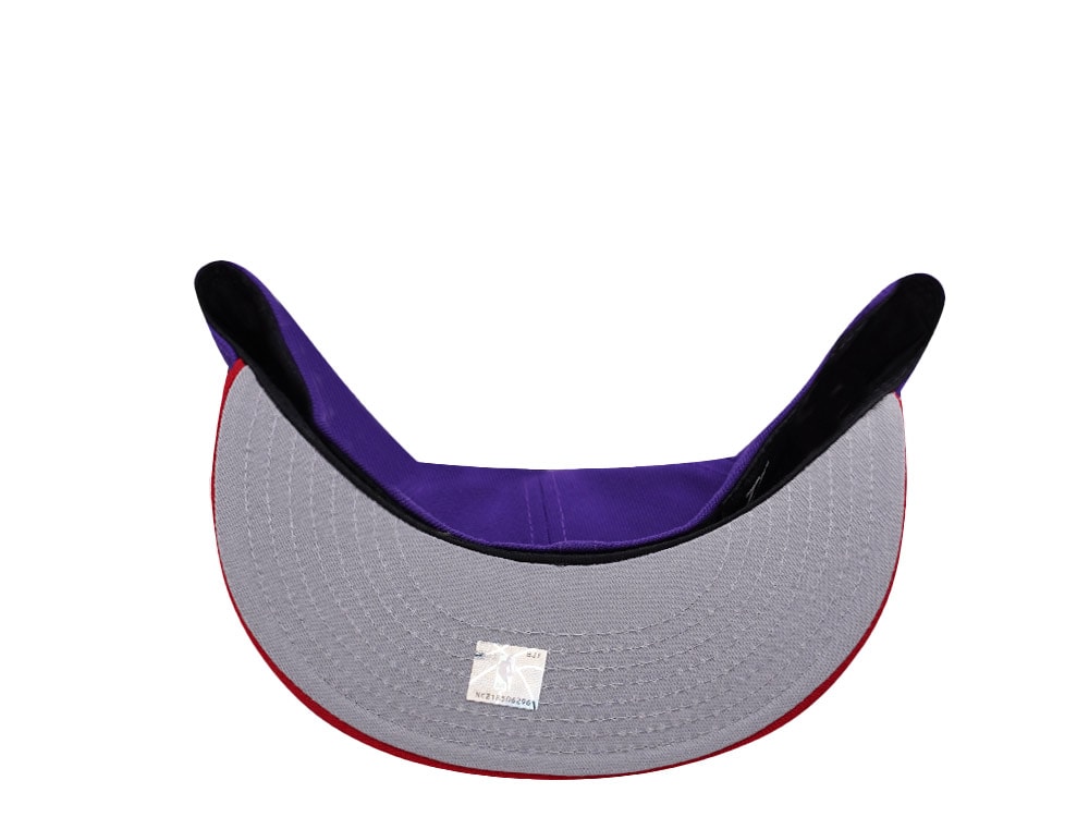 New Era Toronto Raptors 20th Anniversary Purple Two Tone Edition 59Fifty Fitted Casquette