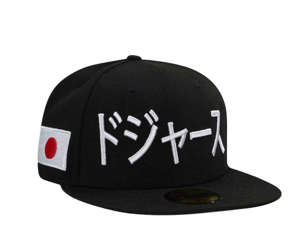 New Era Los Angeles Dodgers Japan Black White Edition 59Fifty Fitted Casquette