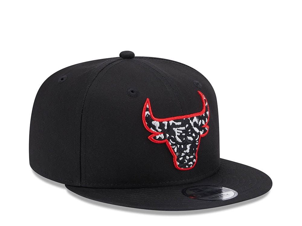 New Era Chicago Bulls Seasonal Infill Black Edition 9Fifty Snapback Casquette