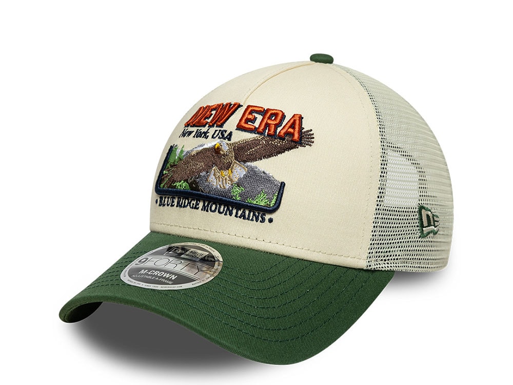 New Era Graphic Stone Two Tone Edition 9Forty M Crown A Frame Trucker Snapback Casquette