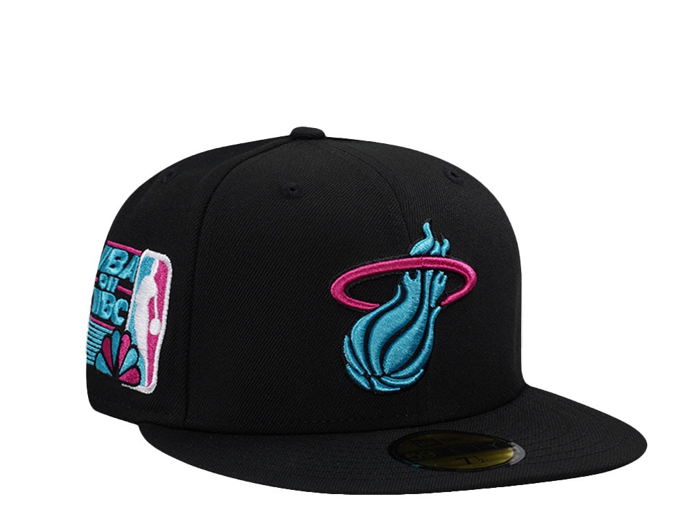 New Era Miami Heat NBA on NBC Black Prime Edition 59Fifty Fitted Casquette