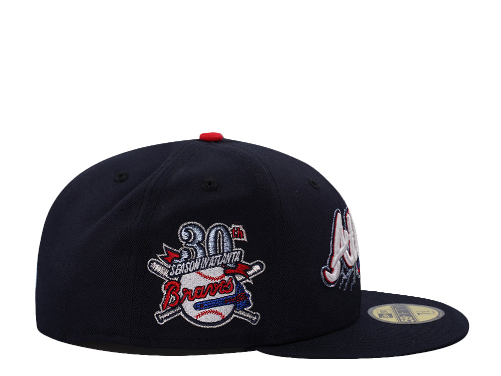 New Era Atlanta Braves 30th Anniversary Navy Prime Edition 59Fifty Fitted Casquette