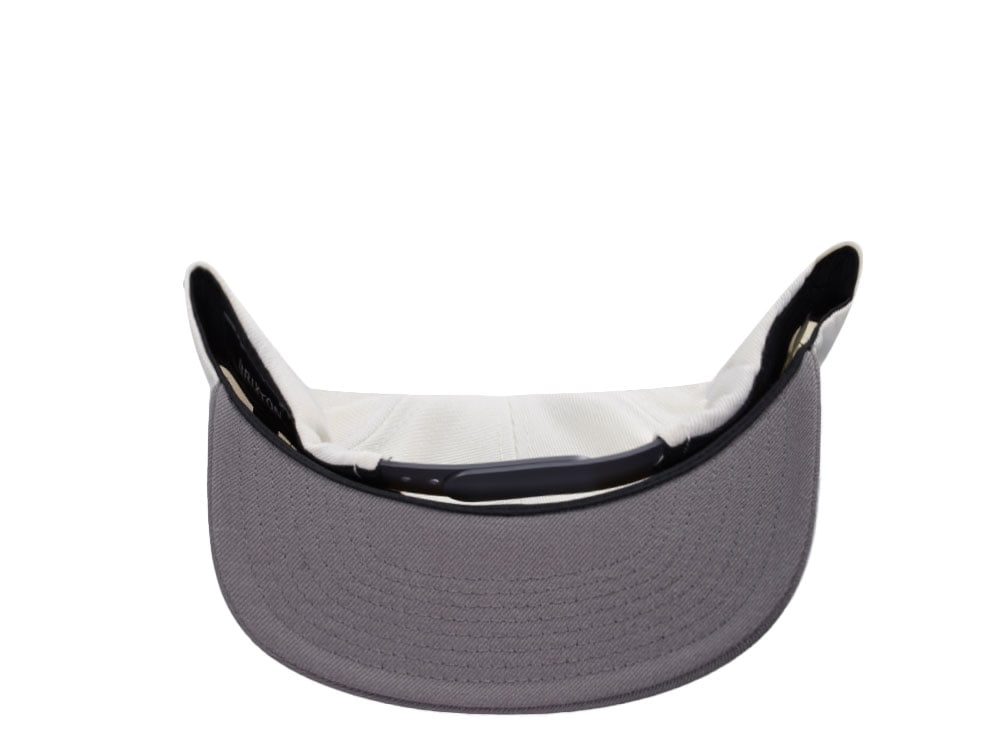 Brixton Supply Logo White Snapback Casquette