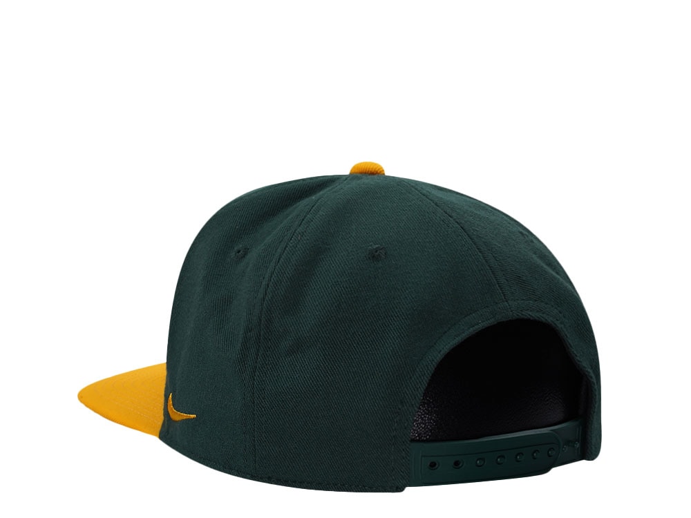 Nike Oakland Athletics Dri-Fit Pro Dark Green Two Tone Edition Snapback Casquette