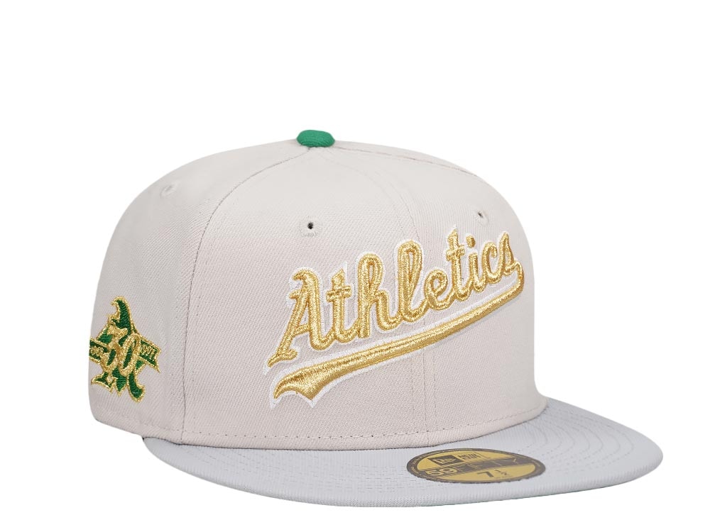 New Era Oakland Athletics 30th Anniversary Sneaky Gold Two Tone Edition 59Fifty Fitted Casquette