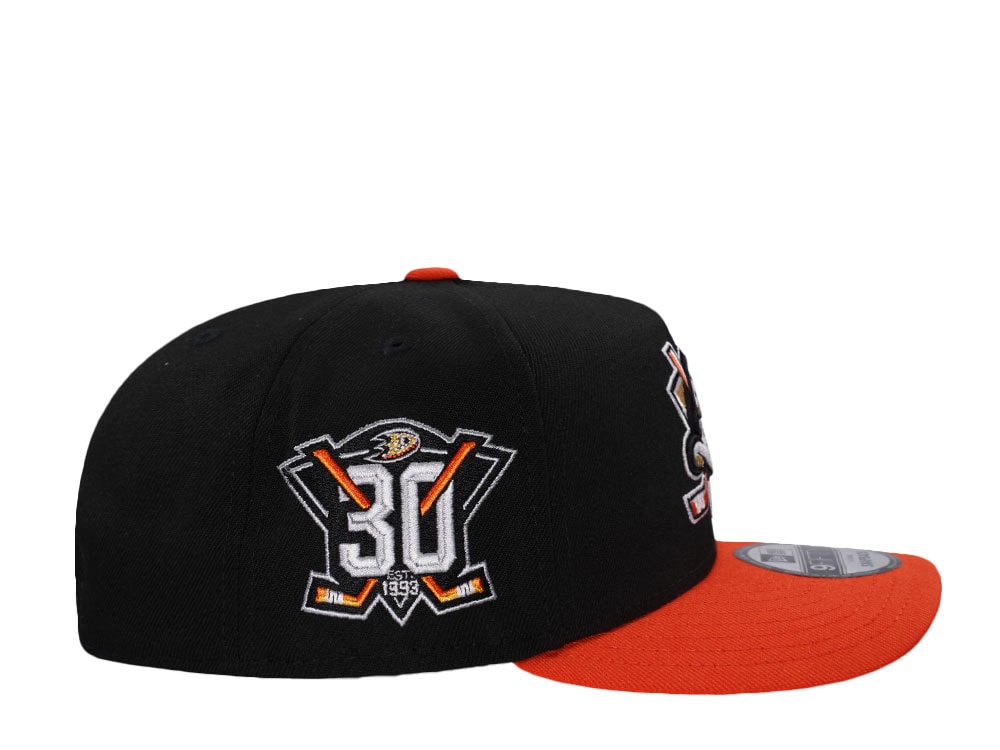 New Era Anaheim Ducks 30th Anniversary Two Tone Original Edition 9Fifty A Frame Snapback Casquette