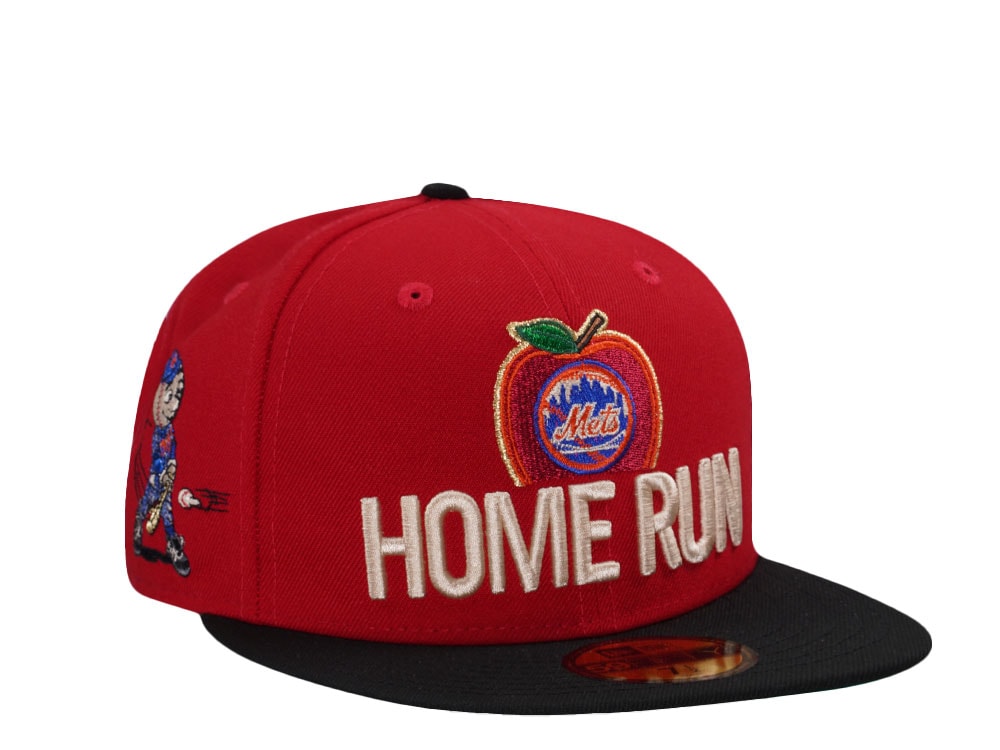 New Era New York Mets Home Run Scarlet Two Tone Edition 59Fifty Fitted Casquette