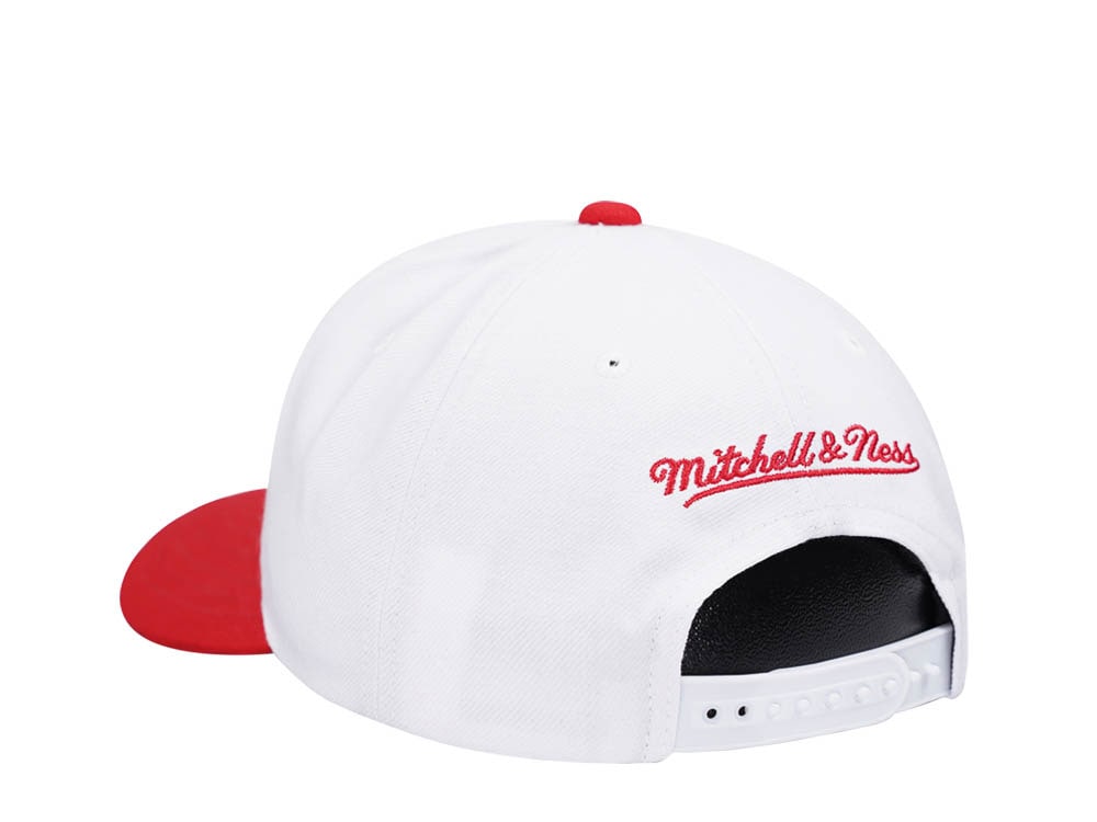 Mitchell & Ness Sacramento Kings Team Two Tone 2.0 Pro White Snapback Casquette
