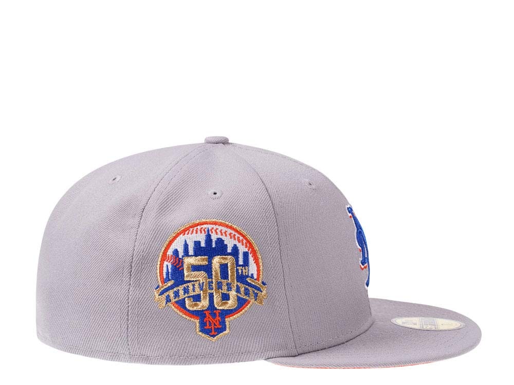 New Era New York Mets 50th Anniversary Fresh Gray Edition 59Fifty Fitted Casquette