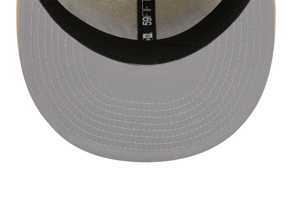 New Era New York Giants Pro Bowl 1986 Raffia Front Vegas Gold Edition 59Fifty Fitted Casquette