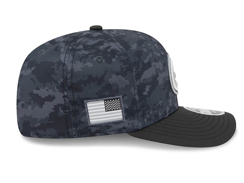New Era Green Bay Packers NFL Salute to Service 2026 Digi Camo Black 9Seventy Stretch Snapback Casquette