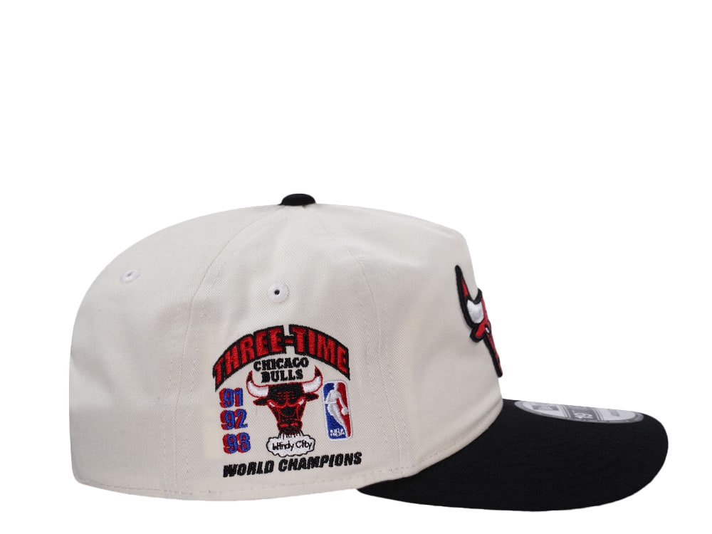 New Era Chicago Bulls 3x World Champions Chrome Two Tone Edition 19Twenty Snapback Casquette