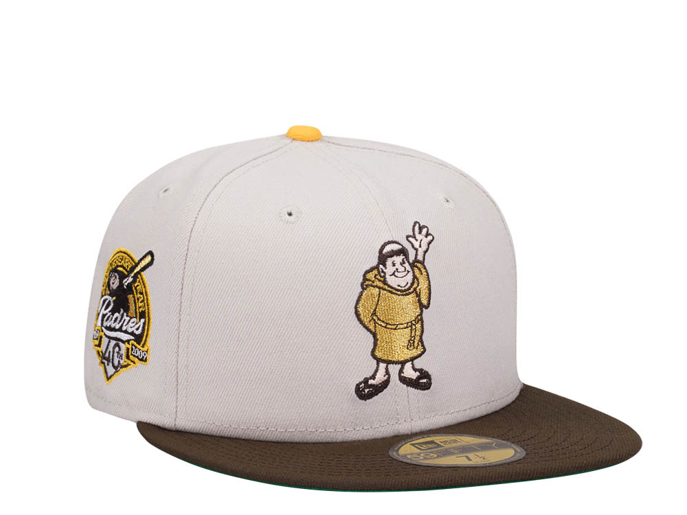 New Era San Diego Padres 40th Anniversary Stone Gold Two Tone Edition 59Fifty Fitted Casquette