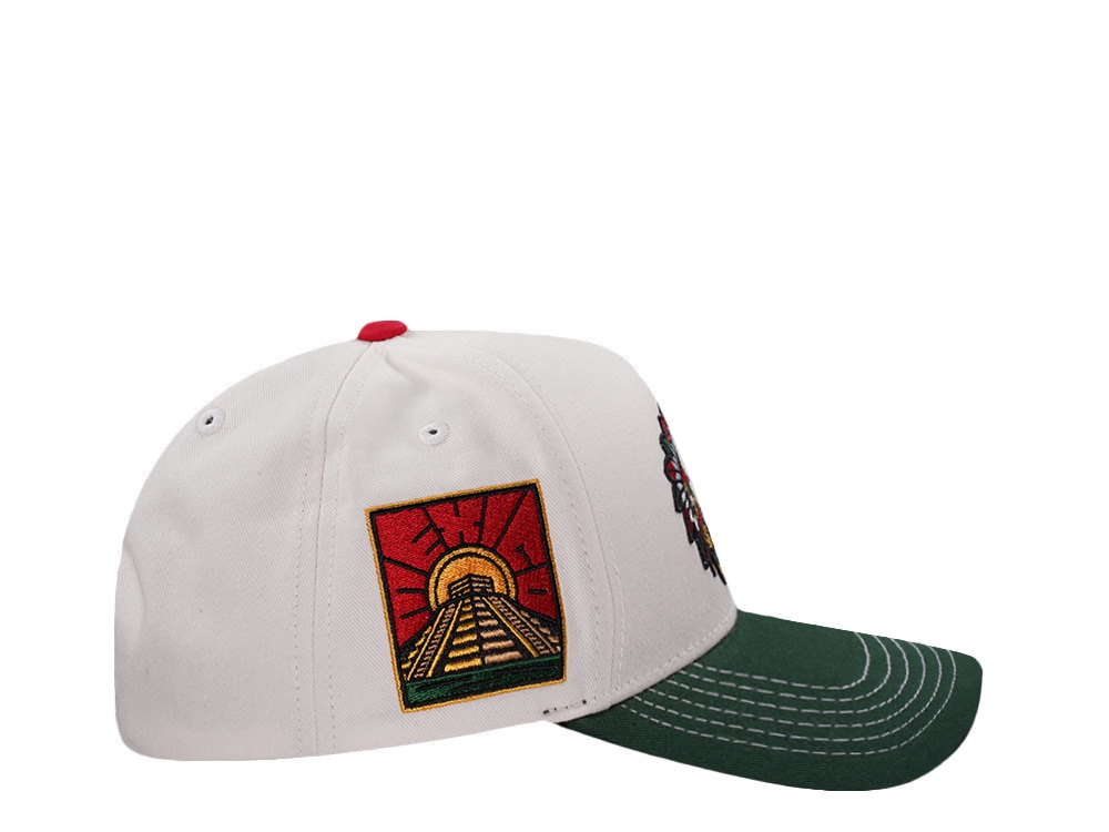Parallel Union Mexico Skull Headdress Chrome Two Tone Edition Snapback Casquette