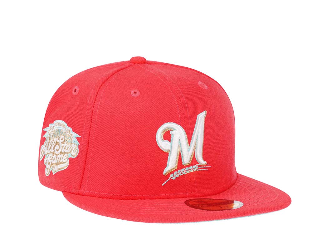 New Era Milwaukee Brewers All Star Game 2012 Lava Mint Edition 59Fifty Fitted Casquette