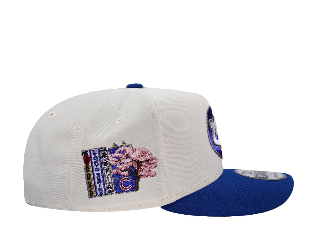 New Era Chicago Cubs Tokyo Series 20025 Chrome Two Tone Edition 9Fifty A Frame Snapback Casquette