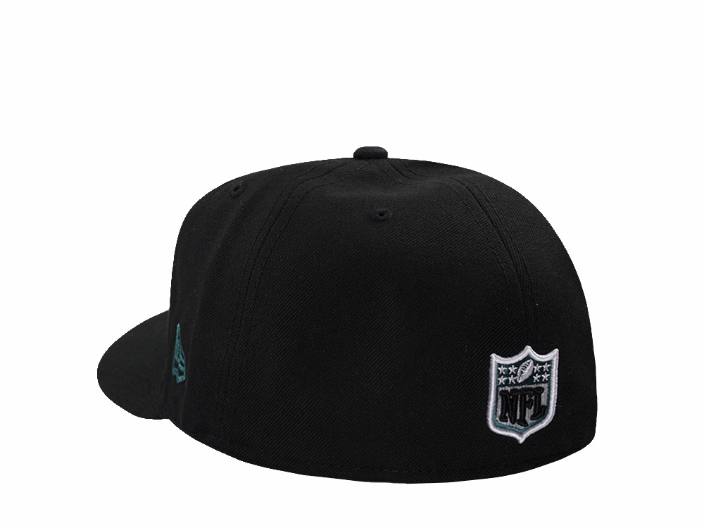 New Era Philadelphia Eagles Black Prime Edition Pre Curved 59Fifty Fitted Casquette