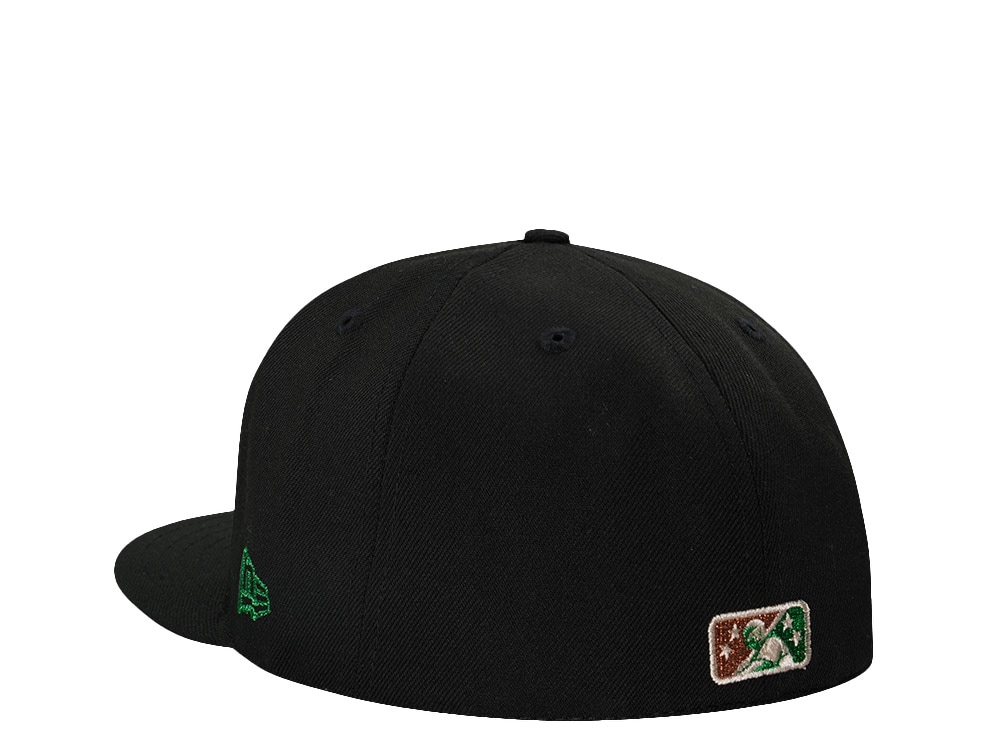 New Era Arkansas Mad Mallards Black Metallic Edition 59Fifty Fitted Casquette