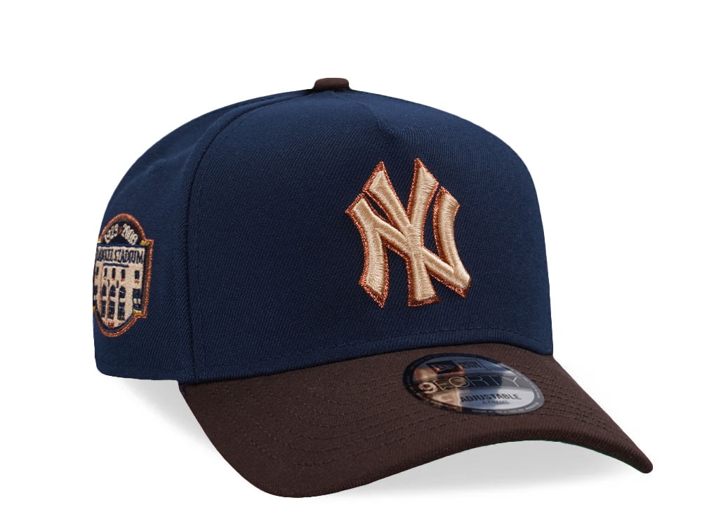 New Era New York Yankees Stadium Patch Ocean Fall Two Tone Edition 9Forty A Frame Snapback Casquette