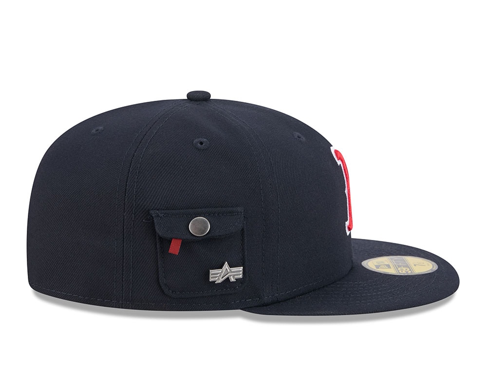 New Era Alpha Industries Boston Red Sox Navy Prime Edition 59Fifty Fitted Casquette