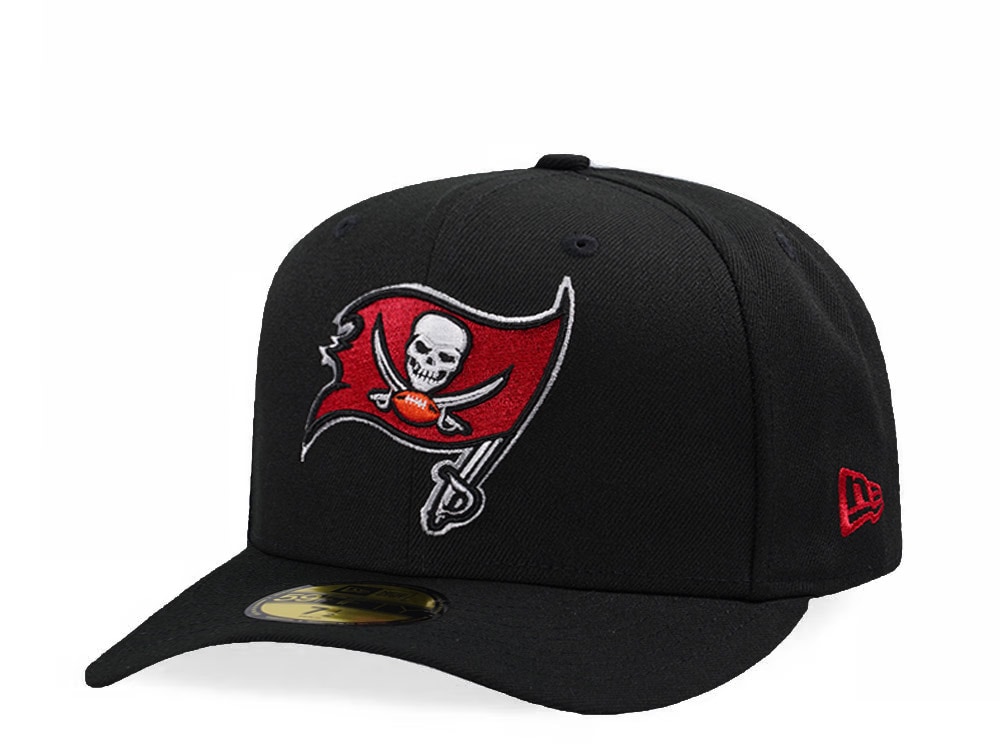 New Era Tampa Bay Buccaneers Black Classic Edition Pre Curved 59Fifty Fitted Casquette