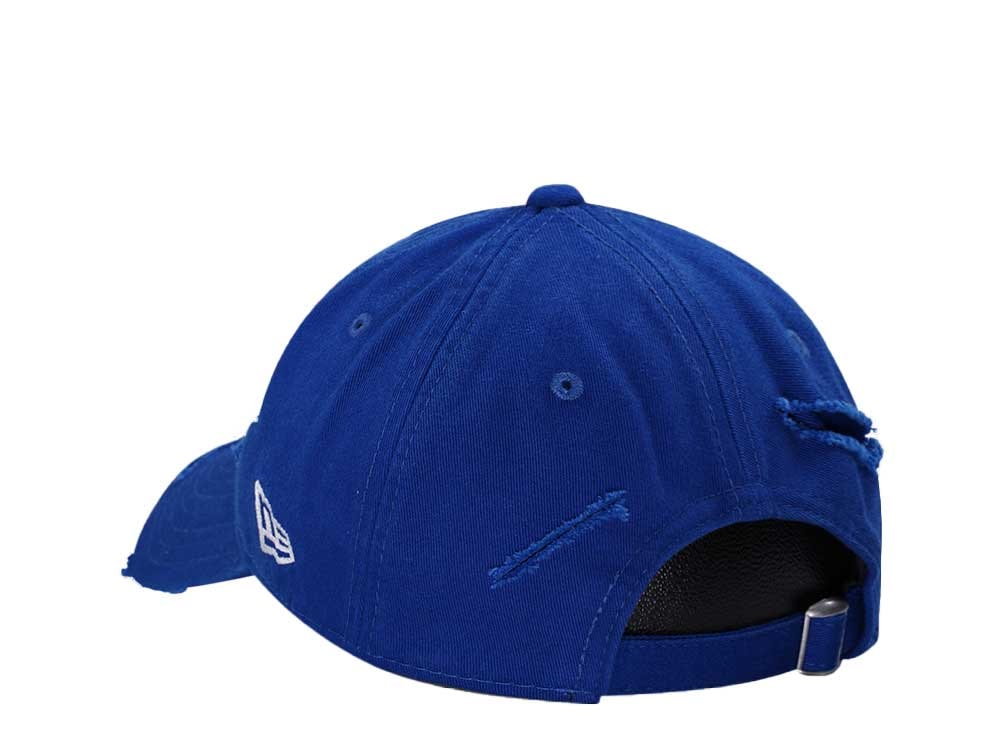 New Era New York Mets Light Royal Washed Distress 9Twenty Strapback Casquette