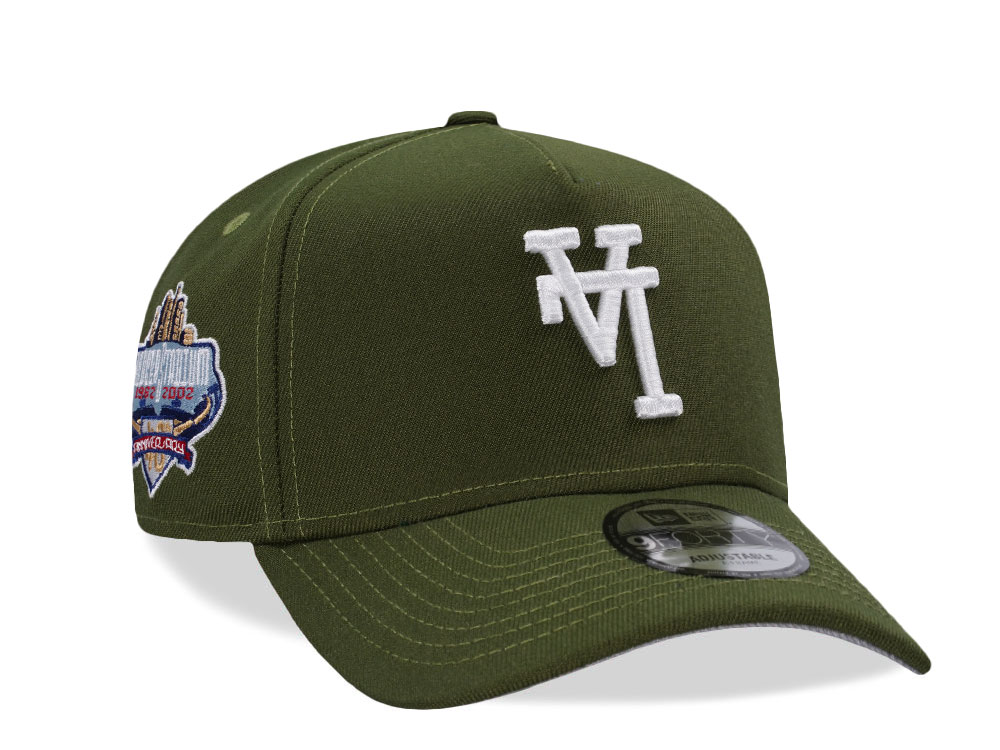 New Era Los Angeles Dodgers 40th Anniversary Olive Prime Edition 9Forty A Frame Snapback Casquette
